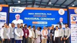 Grand Launch of 15th India Industrial Fair – UDYAM 2026 in Gandhinagar; Hon’ble Chief Minister of Gujarat Shri Bhupendrabhai Patel Graces the Event